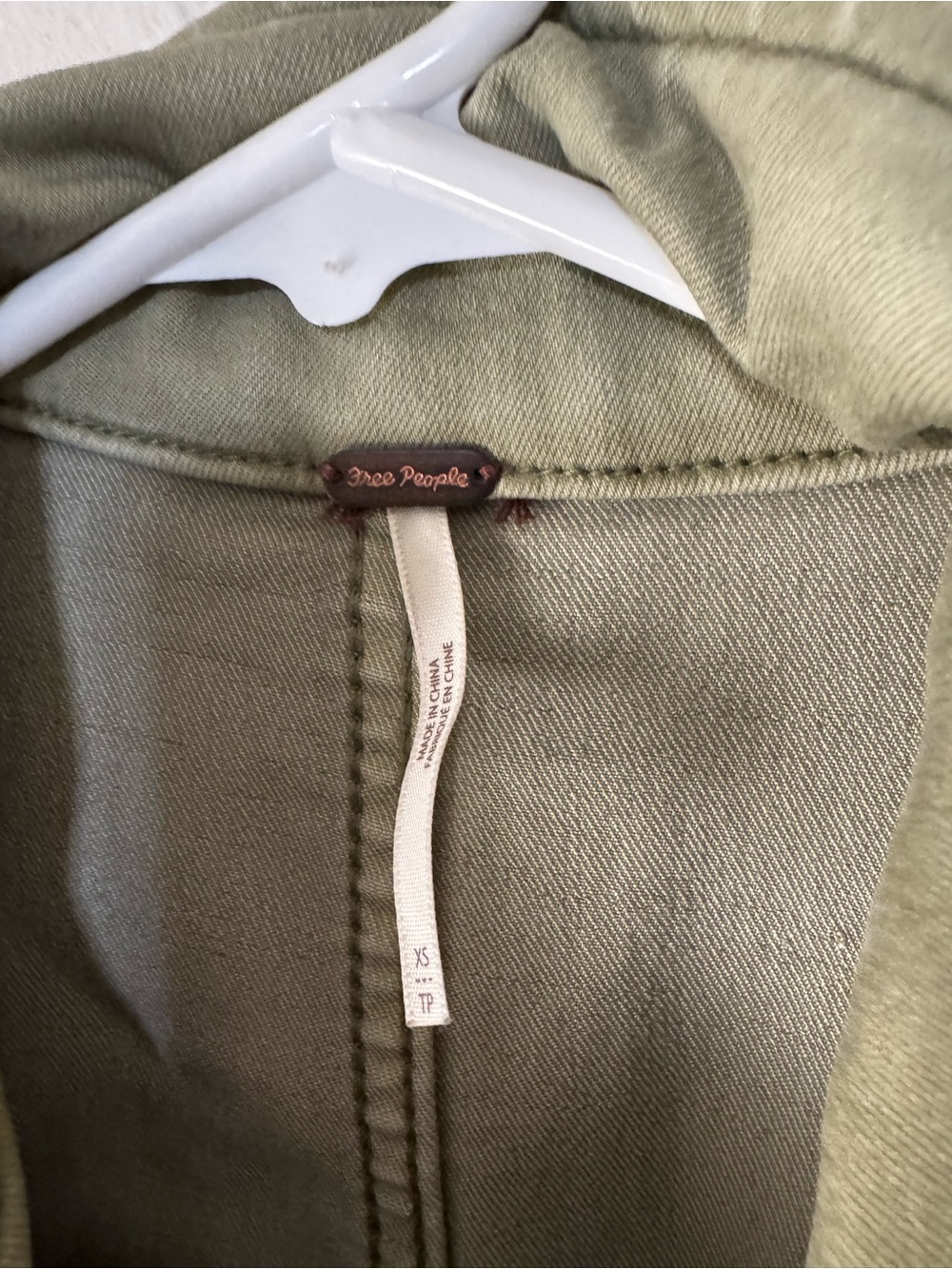 Free People Olive Green Utility Jumpsuit - Picture 6 of 6